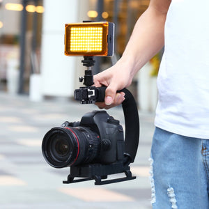 Tragbares DV-Stabilisator-Set in U/C-Form von PULUZ mit Stativkopf ...