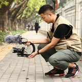 Tragbares DV-Stabilisator-Set in U/C-Form von PULUZ mit Stativkopf ...