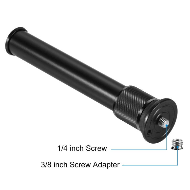 PULUZ Asta di prolunga per monopiede con supporto per treppiede regolabile po...