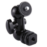 Tête sphérique pivotante PULUZ Flash Hot Shoe 1/4 pouce pour trépied...