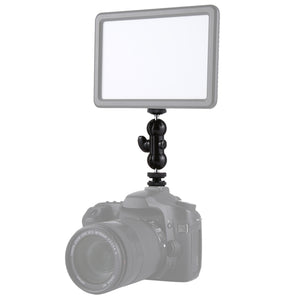 Tête sphérique pivotante PULUZ Flash Hot Shoe 1/4 pouce pour trépied...