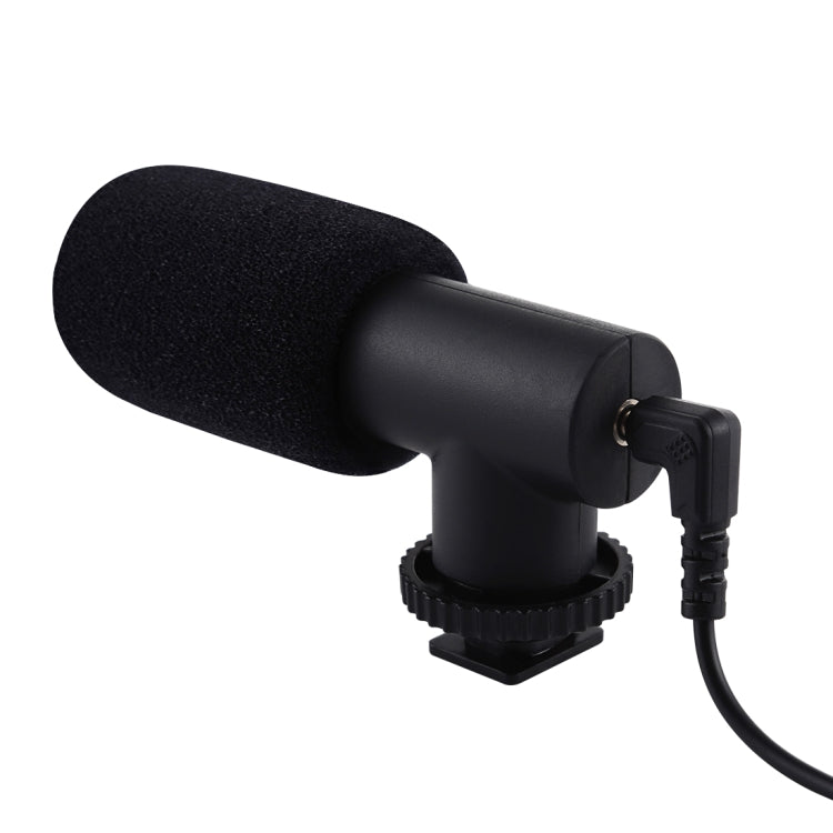 PULUZ Microfono professionale per interviste audio stereo da 3,5 mm per regis...