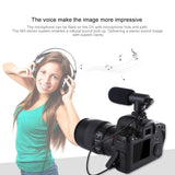PULUZ Microfono professionale per interviste audio stereo da 3,5 mm per regis...