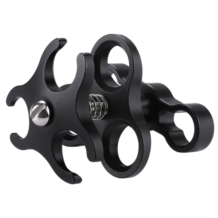 PULUZ Morsetto a sfera tripla Staffa per fotocamera subacquea Morsetto per to...