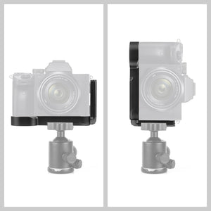 PULUZ Supporto base per staffa per piastra a sgancio rapido verticale da 1/4 ...