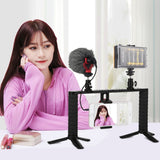 PULUZ Microfono professionale per interviste a condensatore video shotgun con...