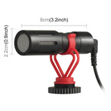 PULUZ Microfono professionale per interviste a condensatore video shotgun con...