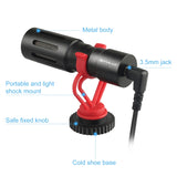 PULUZ Microfono professionale per interviste a condensatore video shotgun con...