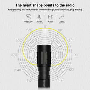PULUZ Microfono professionale per interviste a condensatore video shotgun con...