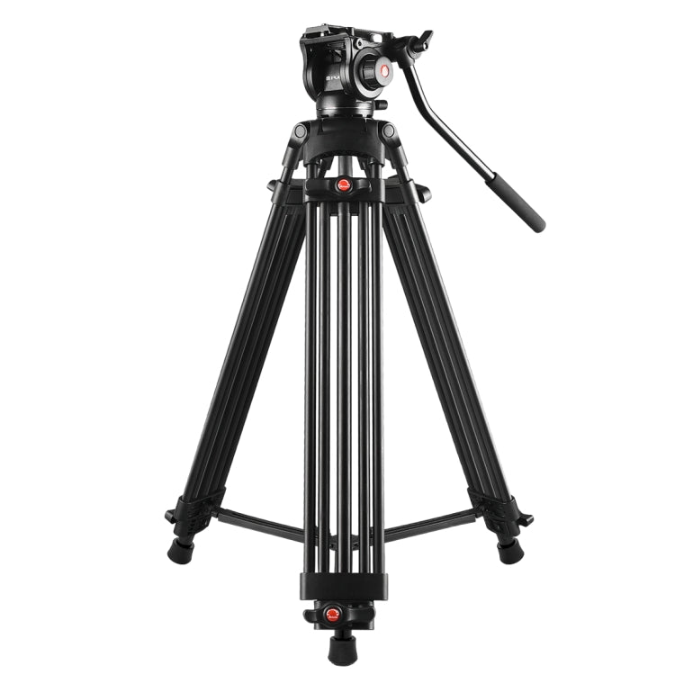 PULUZ Treppiede professionale per videocamera resistente in lega di alluminio...