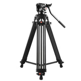 Trépied de caméra vidéo professionnel robuste en alliage d'aluminium PULUZ...