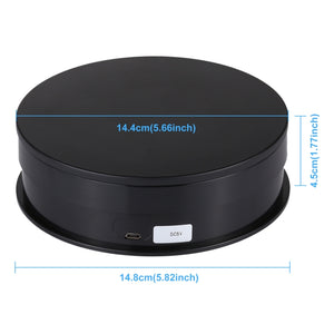 PULUZ 15cm USB Platine Électrique Présentoir Vidéo Accessoires de Prise de Vue Gi...