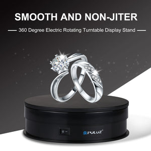 PULUZ 15cm USB Platine Électrique Présentoir Vidéo Accessoires de Prise de Vue Gi...