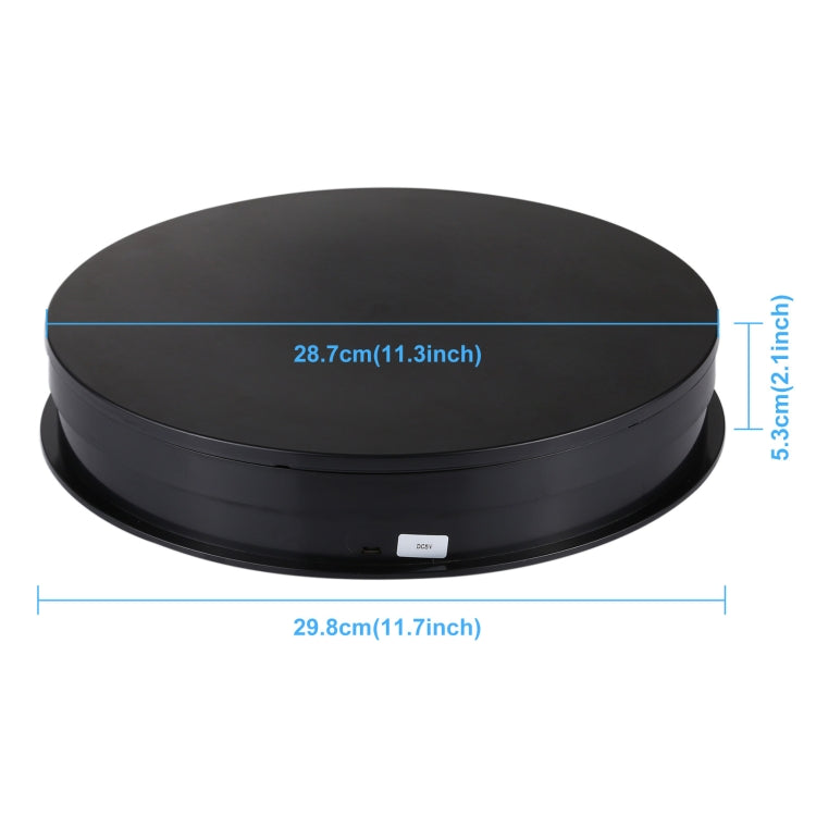 PULUZ 30cm USB Platine Électrique Présentoir Vidéo Accessoires de Prise de Vue Gi...