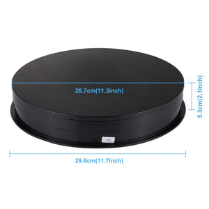 PULUZ 30cm USB Platine Électrique Présentoir Vidéo Accessoires de Prise de Vue Gi...