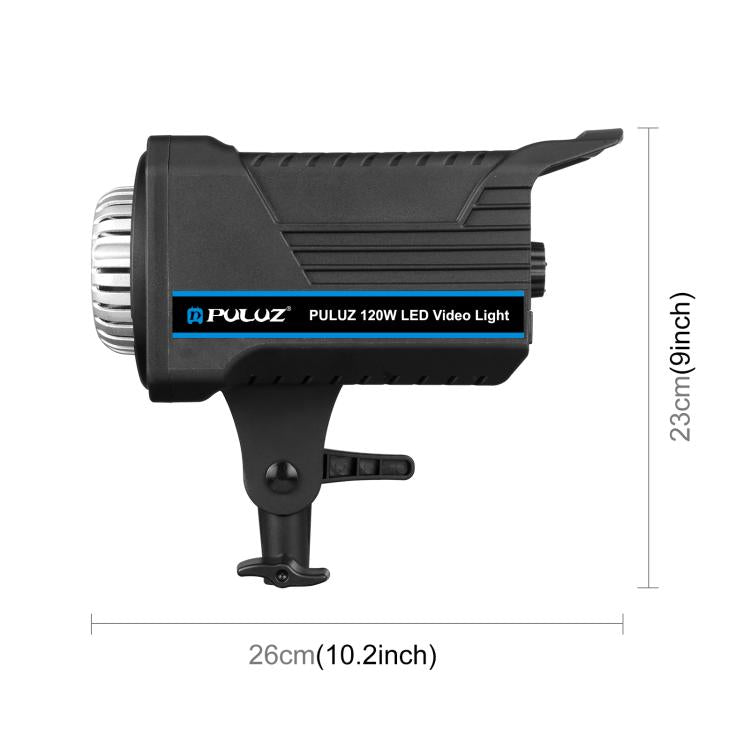 PULUZ 220V 150W Luce video da studio 3200K-5600K Sistema di dissipazione del ...