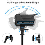 PULUZ 220V 150W Luce video da studio 3200K-5600K Sistema di dissipazione del ...