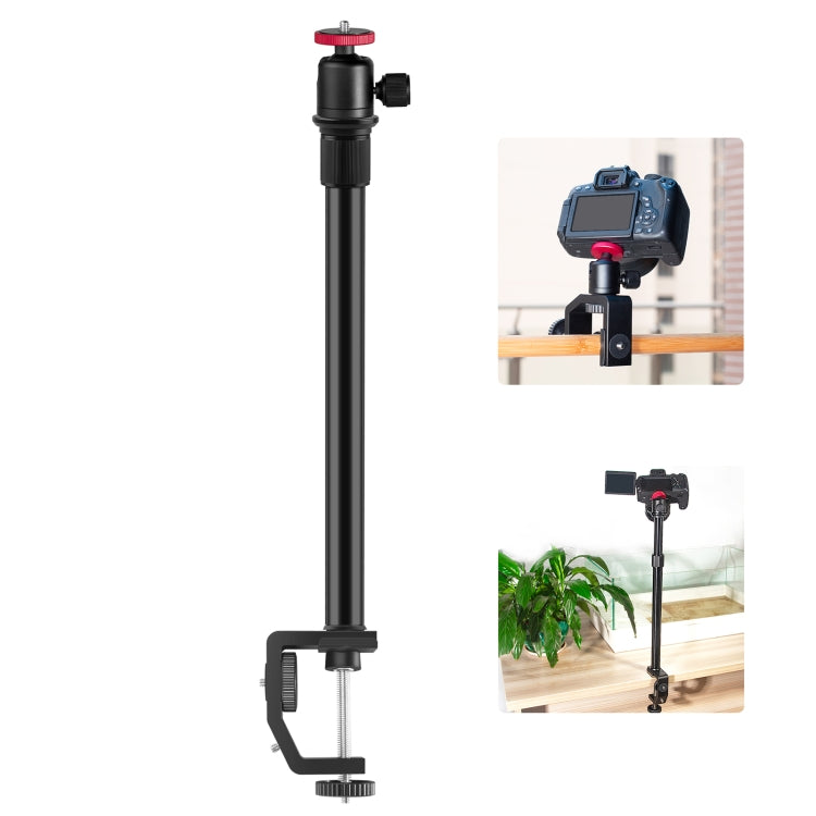 PULUZ C Morsetto Supporto per lampada Estensione per albero centrale Kit supp...