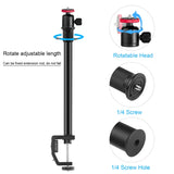PULUZ C Morsetto Supporto per lampada Estensione per albero centrale Kit supp...