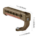 Maniglia superiore in legno per fotocamera PULUZ con supporto per slitta fred...