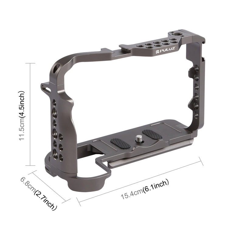 PULUZ Stabilizzatore Gabbia Videocamera per Canon EOS R5 / R5C / EOS R6 / R6 ...