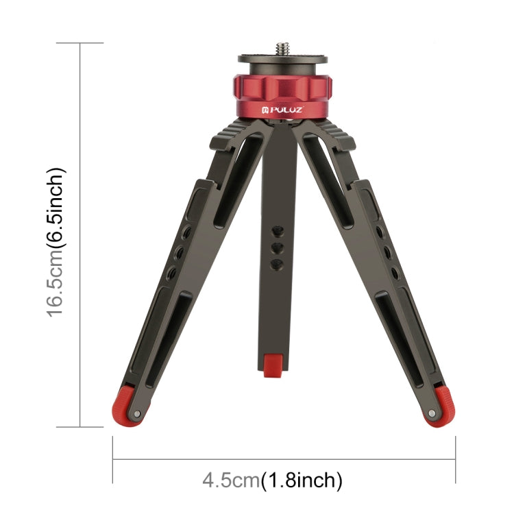 PULUZ Supporto per treppiede da tavolo per vlogging live con basi per scarpe ...