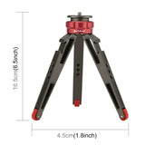 PULUZ Supporto per treppiede da tavolo per vlogging live con basi per scarpe ...