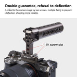 PULUZ Handheld-Videostabilisator, oberer Griff mit 3 Halterungen für...