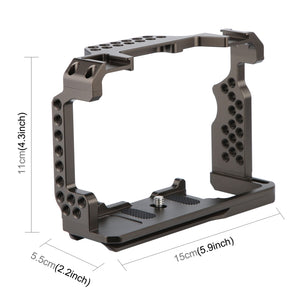 PULUZ Stabilizzatore Gabbia Videocamera per Sony A7 III e A7M3 / A7R3 e A7R I...