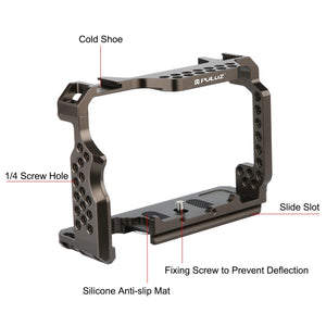 PULUZ Stabilizzatore Gabbia Videocamera per Sony A7 III e A7M3 / A7R3 e A7R I...