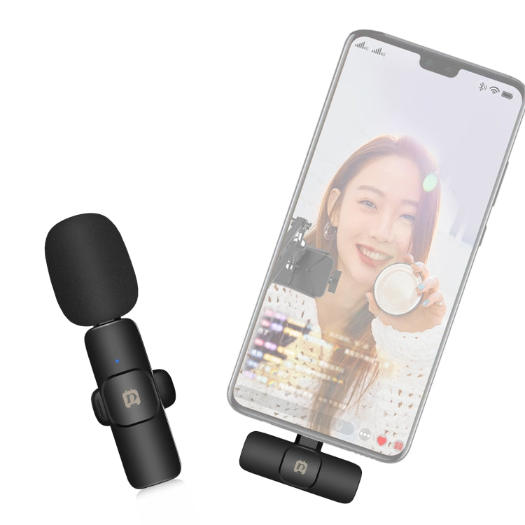 Microfono con riverbero per riduzione del rumore lavalier wireless PULUZ per ...