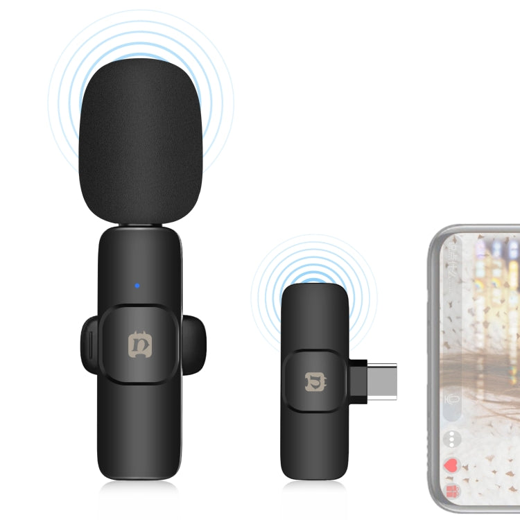 Microfono con riverbero per riduzione del rumore lavalier wireless PULUZ per ...