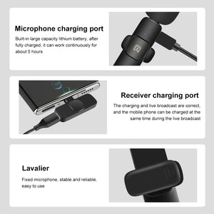 Microphone à réverbération à réduction de bruit sans fil PULUZ pour ...