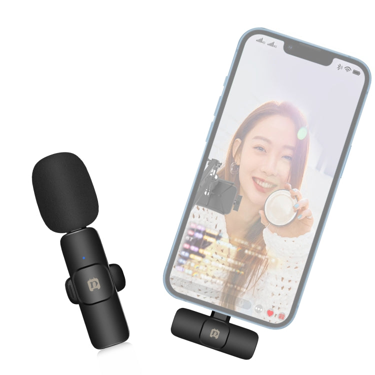 Microfono riverbero con riduzione del rumore lavalier wireless PULUZ per disp...