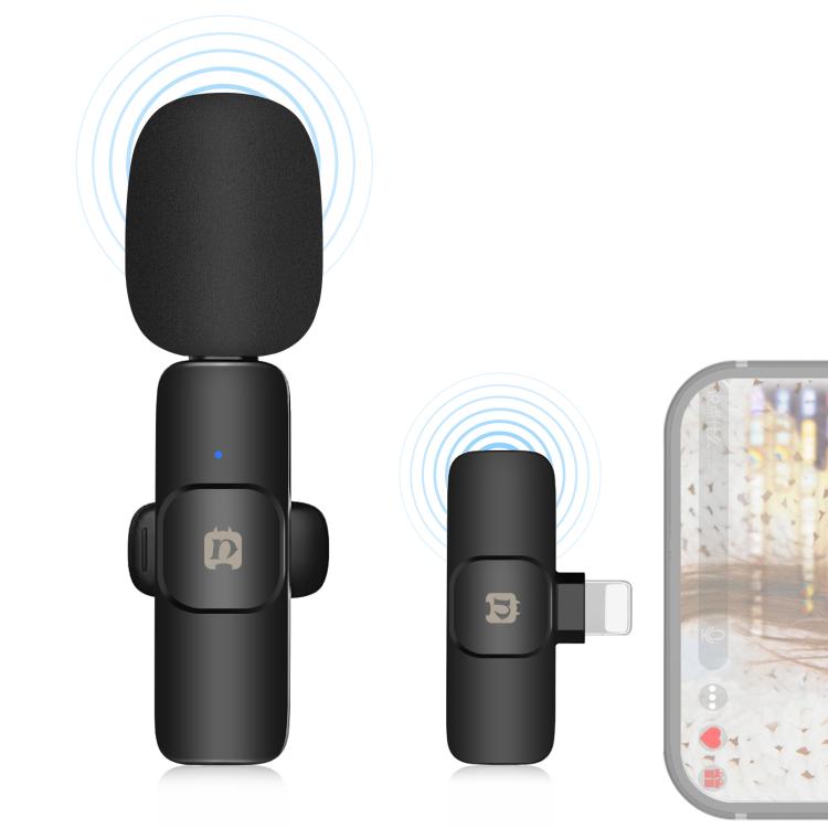 Microfono riverbero con riduzione del rumore lavalier wireless PULUZ per disp...