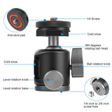 Adattatore per testa a sfera per treppiede in lega di alluminio Dual Cold Sho...