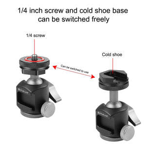 Adattatore per testa a sfera per treppiede in lega di alluminio Dual Cold Sho...