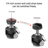 Adattatore per testa a sfera per treppiede in lega di alluminio Dual Cold Sho...