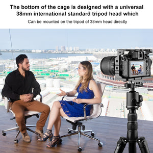 PULUZ Gabbia per videocamera Rig per produzione cinematografica per Nikon Z6 ...