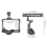 PULUZ Gabbia per videocamera Rig per riprese cinematografiche con maniglia pe...