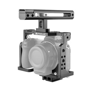 PULUZ Gabbia per videocamera Rig per riprese cinematografiche con maniglia pe...