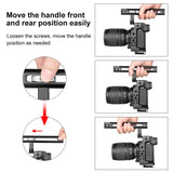 PULUZ Gabbia per videocamera Rig per riprese cinematografiche con maniglia pe...