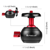 Adattatore per testa a sfera per treppiede panoramico in metallo PULUZ a 360 ...