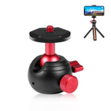 Adattatore per testa a sfera per treppiede panoramico in metallo PULUZ a 360 ...