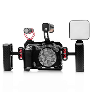 Per Canon EOS R7 PULUZ Metal Camera Cage Stabilizzatore Rig������������������...