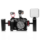 Per Canon EOS R7 PULUZ Metal Camera Cage Stabilizzatore Rig������������������...