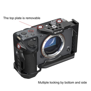 Per Sony ILME-FX30 / FX3 PULUZ Stabilizzatore con gabbia per fotocamera in me...