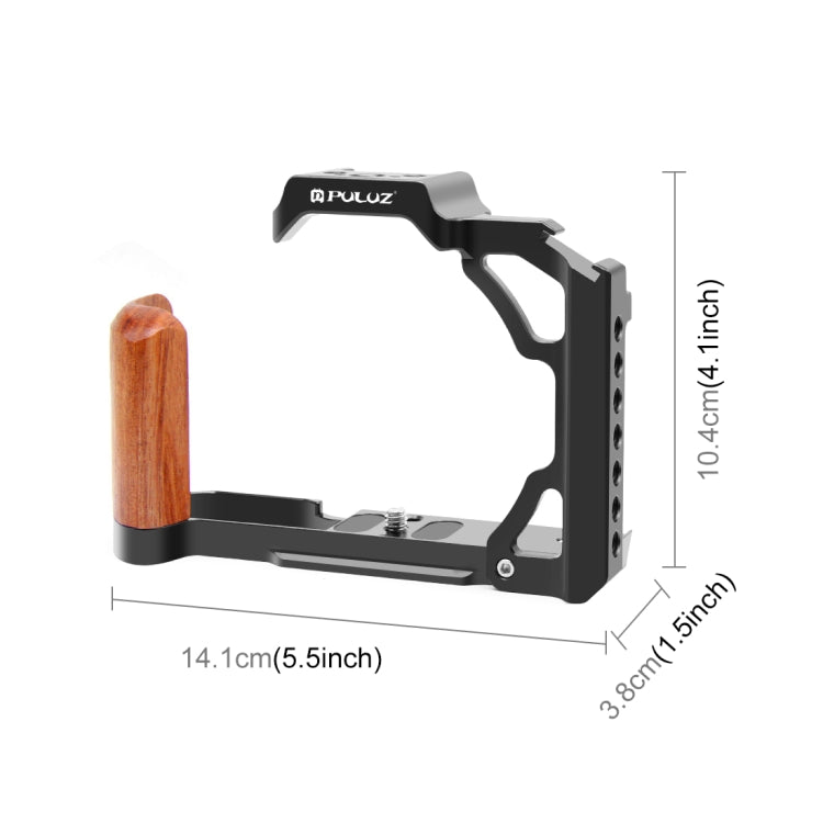 Per Nikon ZFC PULUZ Manico in legno Metallo Camera Cage Stabilizzatore Rig���...
