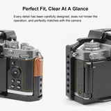 Per Nikon ZFC PULUZ Manico in legno Metallo Camera Cage Stabilizzatore Rig���...