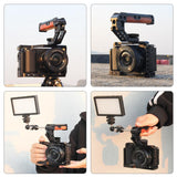 Maniglia superiore in legno per fotocamera PULUZ da 3/8 pollici con supporto ...